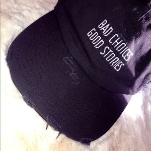 😂Bad choices Make Good Stories Hat 🖤